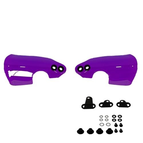 Lenker Handschutz Passend für Harley Davidson Softail Fat Bob 2018–2023 Low Rider S 2020–2023 Motorrad-Handschutz Handprotektoren(Purple)