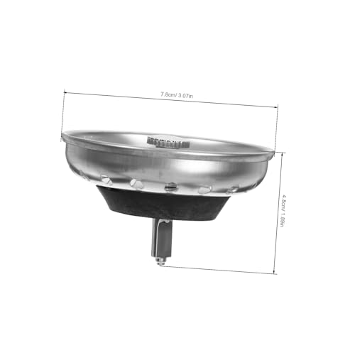 Colador para lavabo de cocina jojofuny acero inoxidable miniatura 2