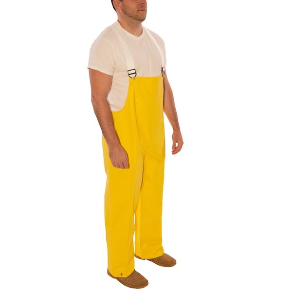Image of Tingley Magnaprene O12007 Flame Resistant Waterproof Overalls, Medium, Yellow