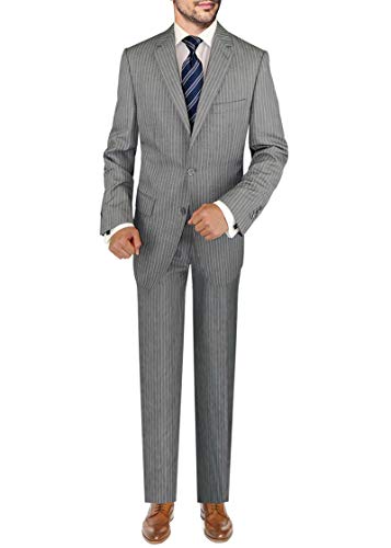 DTI BB Signature Italian Men's 3 Piece Wool Suit...