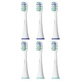 PERECT Philips Sonicare - Testine di ricambio morbide, confezione da 6