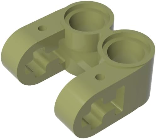 Classic Bricks GDS-992-033 Technicial Axle and Pin Connector Perpendicular Double Split Compatible with Lego Parts 41678 100% Compatible with Lego and All Major Brick Brands