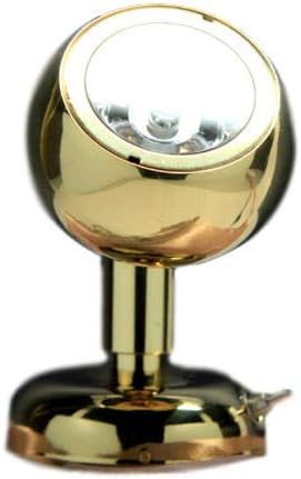 Pactrade Marine RV Trucks LED Swivel Brass Dimmable Reading Light