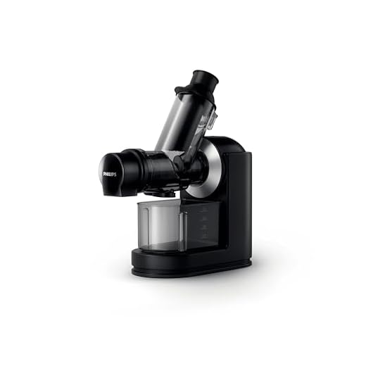 Philips Domestic Appliances HR1889/70 Slow Juicer, Entsafter für kaltes Pressen & maximale Nährstoffextraktion Schwarz