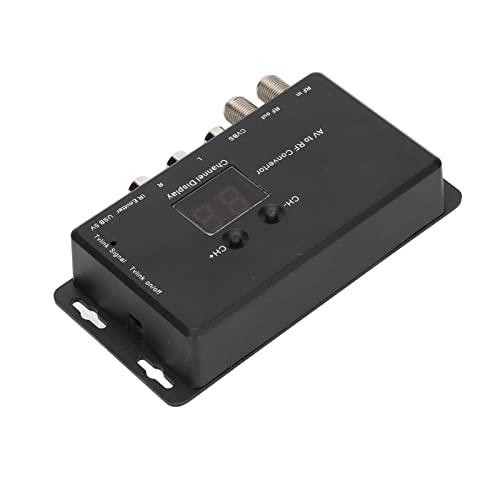 YOUTHINK TV Link Modulator Adjustable Support PAL NTSC AV to RF Converter for Set Top Boxes and A V Sources