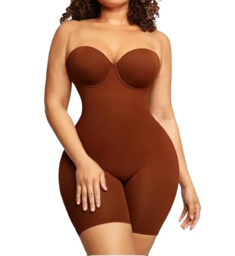 Strapless Underwire Push Up Bodysuit | Slimming Tummy Control | Butt Lifting | Adjustable Convertible Straps