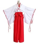 [HarnyLoom] 巫女 コスチューム レディース 和風 袴 和装 着物 魔女 巫女 仮装 クリスマス ハロウィン 仮装 衣装 コスチューム イベント お正月 きもの 和装