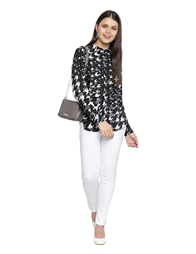 Image of oxolloxo Animalistic mesh Women Casual top