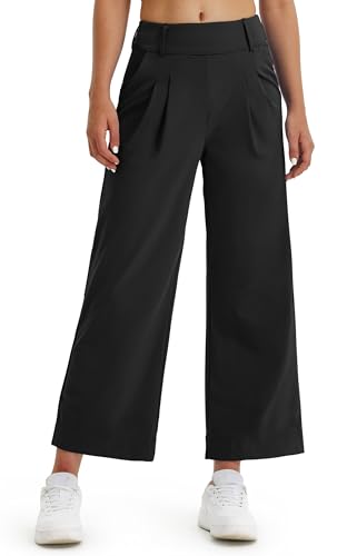 Libin Women's Wide Leg Dress Pants 27