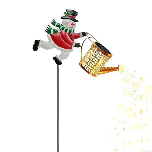 Lanterne solaire de Noël pour illuminer le patio et la cour en hiver
