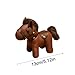 Horse Charm – 5.12 Inches Cute Leather Accessory for Bag Decoration, Plush Horse Design with Lucky Symbol, Fashion Gift Highlight, Easy Clip Use Feature, Car Ornament Tool,