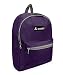 Everest Basic Backpack, Eggplant Purple, One Size