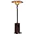 FDW Outdoor Patio Heater Tall Standing Hammered Finish Garden Outdoor Heater Propane Standing LP 41,000BTU CSA Certified Gas Steel w/Accessories, Bronze