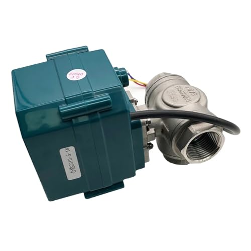 Vanne à boisseau sphérique motorisée 3 voies avec actionneur électrique 12V - 4