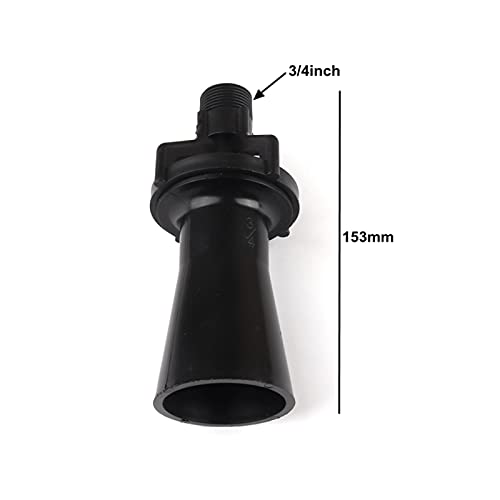 Buse en plastique Venturi coudée pour brassage et mélange de fluides