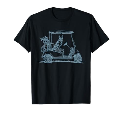 German Shepherd Dad Golf T-Shirt