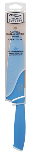 Chicago Cutlery Vivid 6.75-Inch/17.1cm Santoku Knife, Blue