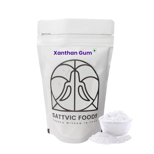 Image of Sattvic Foods Xanthan Gum (1 kg) | Gluten-Free Stabilizer, Emulsifier & Vegan Thickener | NON-GMO & Keto-Friendly | Essential in Gluten-Free Baking, Use in Gravies, Sauces, Salad Dressings
