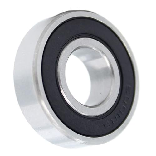 DUKUTS 6001 Hybrid Ceramic Bearing 12x28x8 mm ABEC-1 1PC Bicycle Bottom Brackets Spares 6001RS Si3N4 Ball Bearings