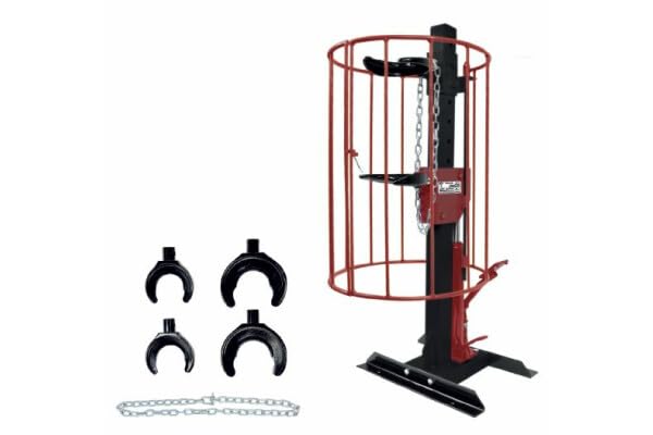 Compressore Idraulico per Molle Fisso con cestello 1000 kg per Officina, Manutenzione e Riparazione
