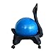 Fitnessballstuhl Massagestuhl Yogaballstuhl Büro Home Seat Explosionsgeschützter Verdickter Sockel Ergonomischer Stuhl （blau） (Color : Blue, Size : 52 * 79cm)