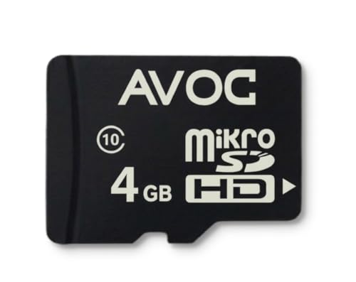 Image of AVOC Flash A02 4GB MicroSD Card Class 10, 30MB /s High-Speed Micro SDHC Memory Card for Mobile, Camera, Tablet, Gaming Console & Computer with Reliable Storage Performance