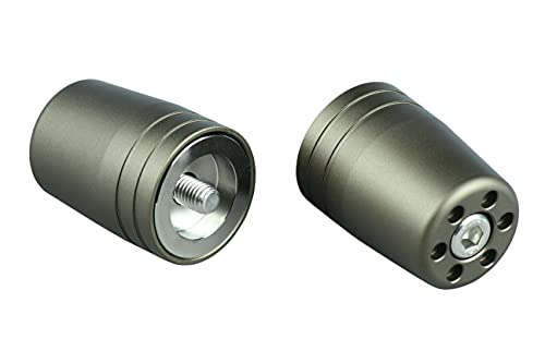 ポッシュ(POSH) ハンドルバーエンド ウルトラヘビーバーエンド カワサキ純正ハンドル M8用 NINJA250 | Z900RS | ZRX1200DAEG 等 マットチタン 031579-21