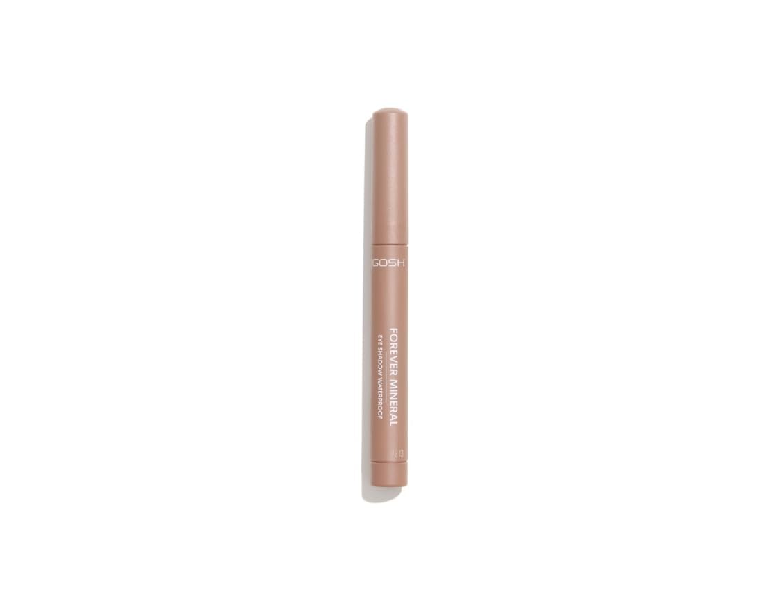 GOSH Forever Mineral Matte Eyeshadow Stick 013 Matt Brown – Cream‑to‑Powder Matte White Eye Shadow Crayon, Longwear, Smudge‑Proof, Waterproof & Travel‑Friendly