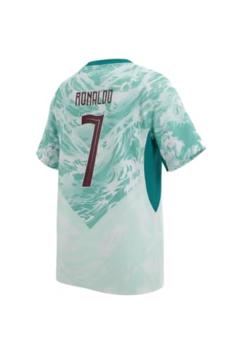 Generic Portugal Ronald 7 White Away Jersey for Kids and Adults - Image 7