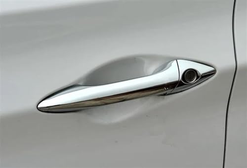 Cubierta de manija para Elantra 2012-2016: accesorios exteriores negros a prueba de arañazos 2