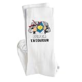Planetee Chaussettes Super TATOUEUR Taille 41-45 | Cadeau Original pour Hommes Anniversaire Noël Humour