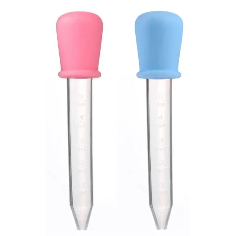 EZ Living Silicone Liquid Dropper for Accurate Measurements - Pipette for Liquid Transfer, Oil Squeeze Bottle (2pcs Random Color)-image-40