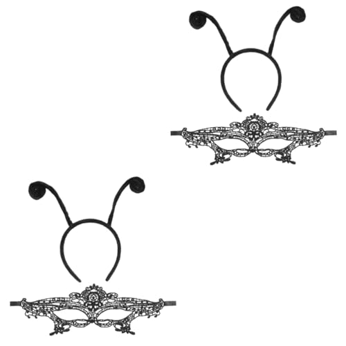 Beaupretty 2 Ensembles Masque bandeau tentacule bandeau halloween deguisement halloween -tête tentacules de fourmis masque dhalloween accessoires d'halloween en tissu