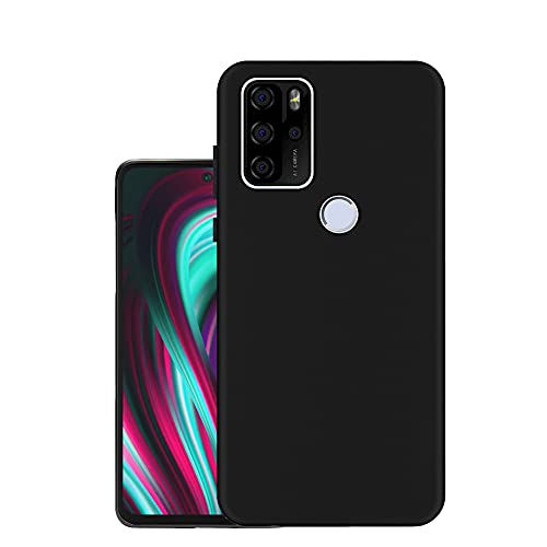 HELLO ZONE Rubber Exclusive Matte Finish Soft Back Case Cover for Micromax in Note 1 - Black