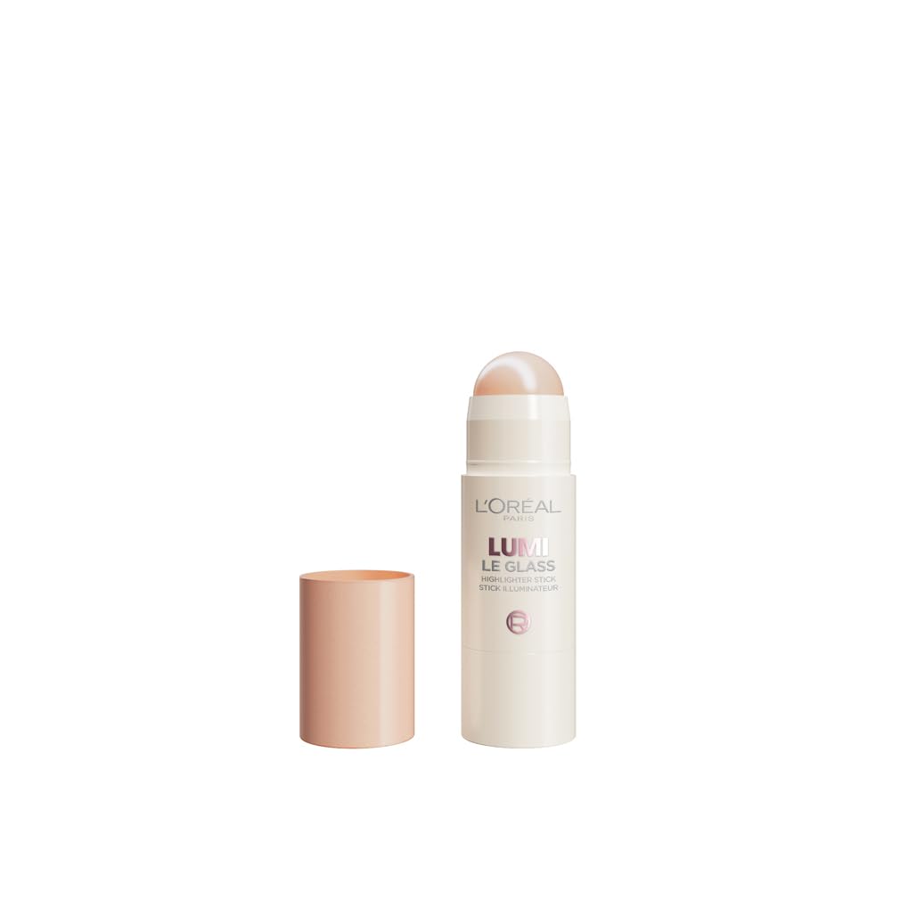 L'Oréal Paris Lumi Le Glass Highlighter Sticks + Glas | Make up Teint für das Gesicht, Contouring und Highlighter