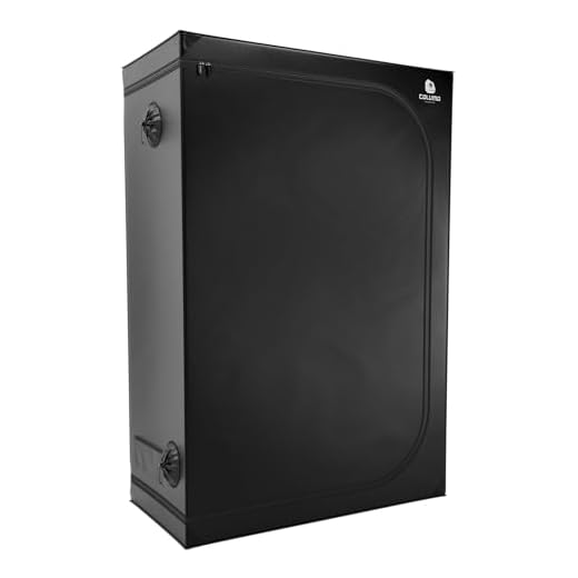 Weedness Anschluss-Flansch 150 mm - Rohrlüfter Maurer Abluftschlauch Schlauch Klimaschlauch Indoor Anbau Growbox Homebox Lüftungsschlauch 11 Caluma Skin Growzelt 0,6 x 1,2 x 1,8 m – platzsparendes Anbauzelt, Growbox aus hochreflektierendem Mylar 210 D Material, robustem Metall-Rahmen (Ø 16 mm), leichte Montage, mit Bodenwanne