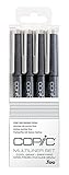 copic fineliner sp Multi Liner im Set mit Pigmenttusche im Farbton Cool Gray