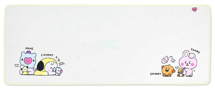 BT21 Official Baby Long Desk Pad (30.7 x 11.8 inch) by Royche(SHOOKY/MANG/CHIMMY/Cooky)