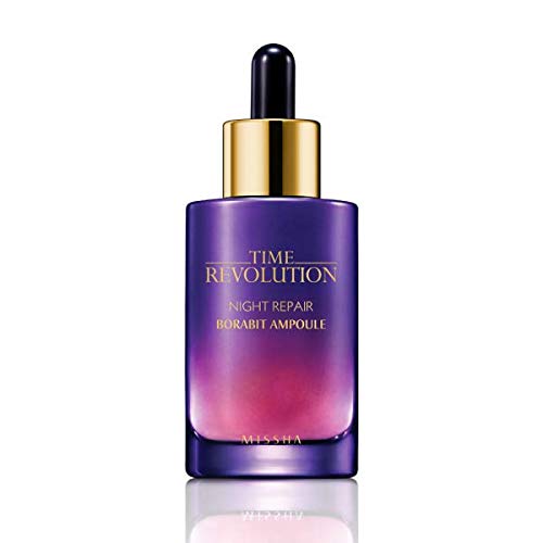 Missha Time Revolution Night Repair Borabit Ampoule 50ml - Amazon Code verified for Authenticity