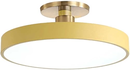 Lámpara de techo de color de cúpula de 3 colores de luz variable instalación integrada cerca del techo, lámparas LED de montaje empotrado, luces de