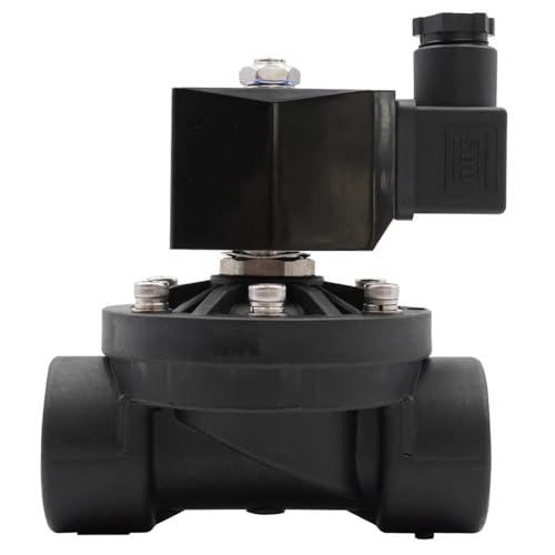 Válvula solenoide NPT de 3/4 pulgadas y 12V DC para control de agua en tuberías de plástico NC 2