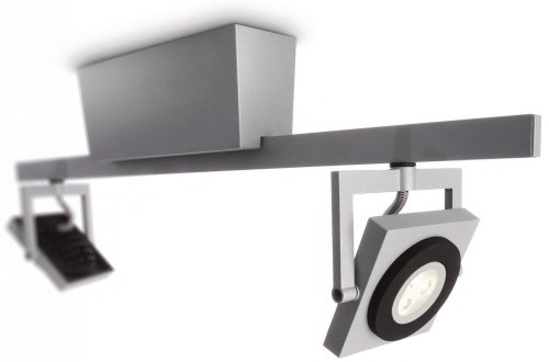 Preisvergleich Produktbild Philips 690828716 Strahlerbalken, Integriert, Aluminium, silber, 50,3 x 18,5 cm