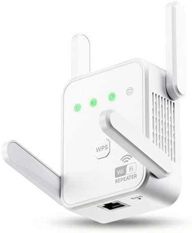 1200Mbps Dual Band WiFi Extender Signal Booster Covers Up to 3600...