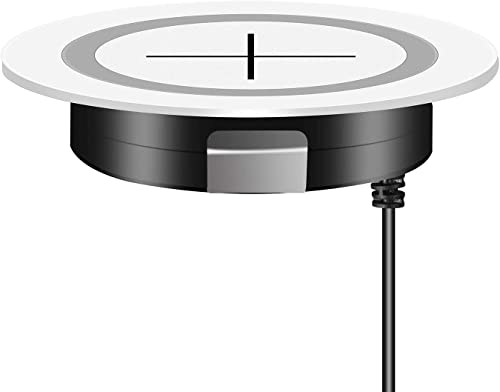 Kabelloses Ladepad Wireless Charger Schnelle Kabellose Ladestation Handy Induktive Ladestation Qi-Zertifiziert Kompatibel mit iPhone 12/SE2020/11/X/8/8Plus, Galaxy S21/S20/S10/S8 Plus/Note 10/9 Cover