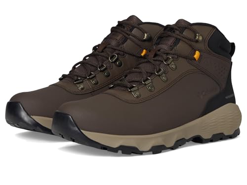 Columbia Men's Newton Wander LTR Wide Hiking Boots, Cordovan, Raw Honey, US 13