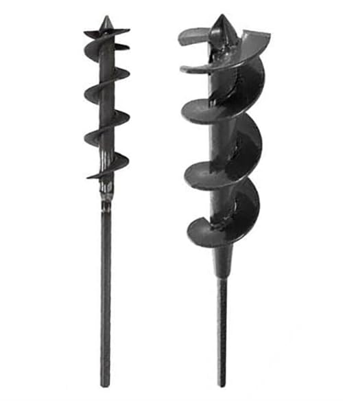 Dirt Hole Auger Combo - 2" and 3" Great for Gardening and Trapping