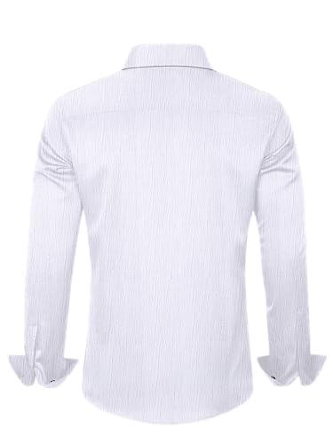 Image of Imported Popcorn Regular Fit Shirts for Men Cotton White, Medium