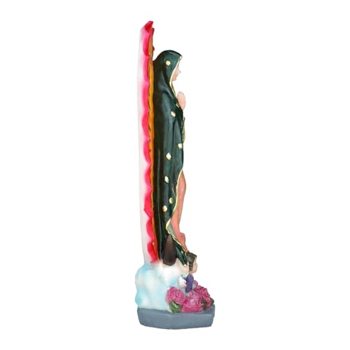 Estatua Virgen de Guadalupe 6 pulgadas figura religiosa miniatura 4