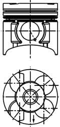KS Kolbenschmidt 40 392 600 Engine Compartments