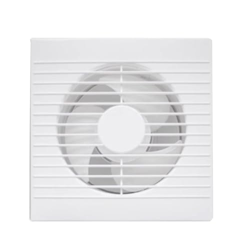 Qerwsdty Extractor de Aire Silencioso de 220 V, Potente Ventilador de Ventilación de PP, Resistente Al Agua, para Montar en la Pared, para el Hogar, 6 Pulgadas (UE)